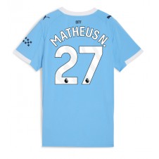 Manchester City Matheus Nunes #27 Hemmatröja Dam 2025-26 Korta ärmar